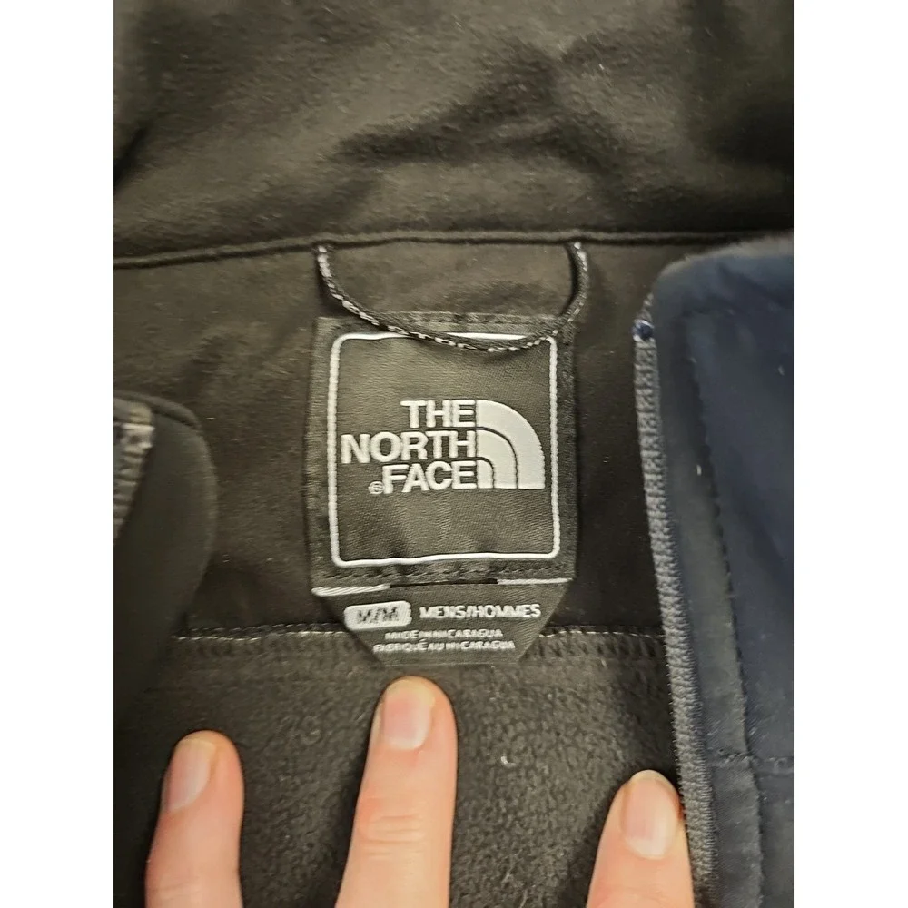 The North Face Men's Original Apex Bionic Black Gray Jacket M Wind Resistant
